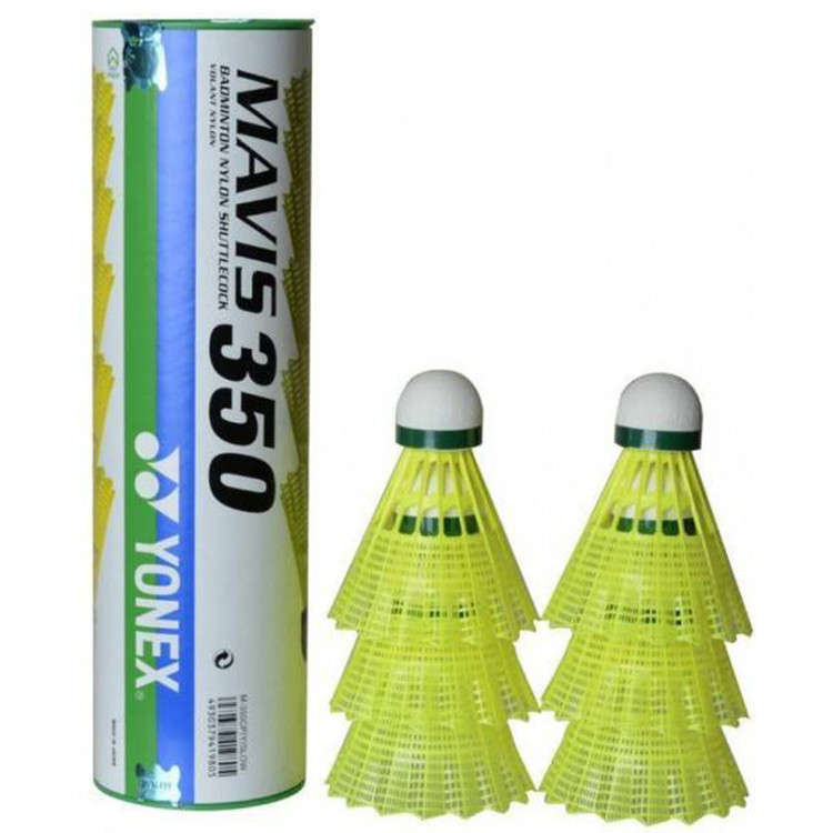 توپ بدمینتون یونکس مدل Mavis 350 بسته 6 عددی سایز 6