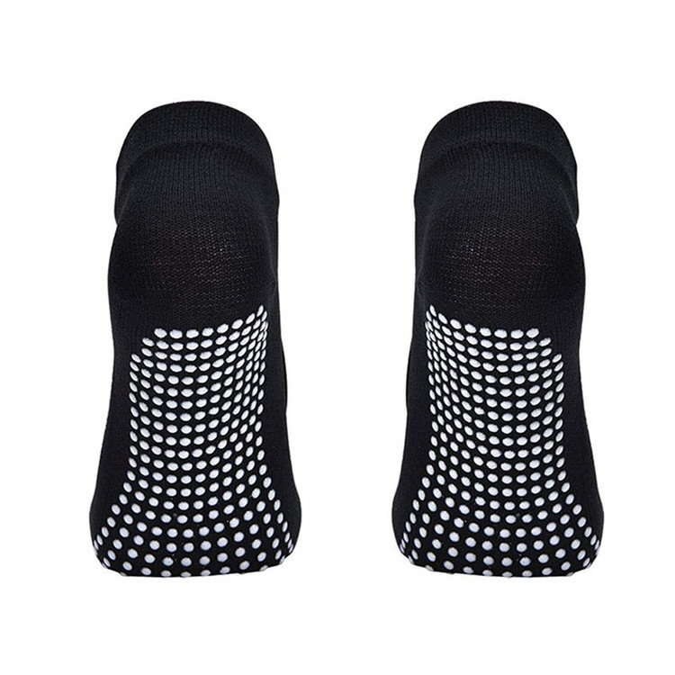 جوراب پیلاتس مدل کف ژله ای پنجه باز 097-010